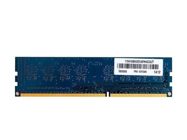 03T6566 - Lenovo 4GB 1600MHz DDR3 PC3-12800 Non-ECC Unbuffered Memory Module