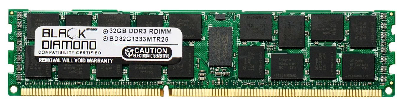 0R45JC - Dell 2GB 1333MHz DDR3 PC3-10600 ECC Registered CL9 Memory Module