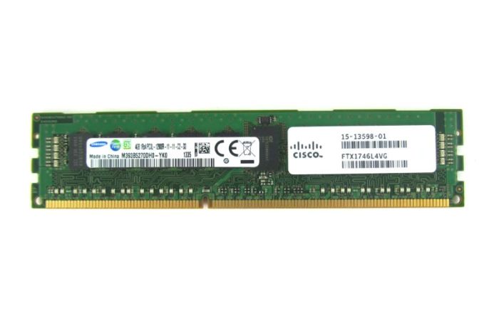 Cisco 15-13598-01 4GB 1600MHz DDR3 PC3-12800 ECC Registered Memory Module