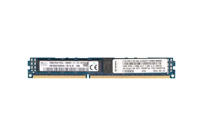 46W0716 - Lenovo 16GB 1600MHz DDR3 PC3-12800 ECC Registered Memory Module